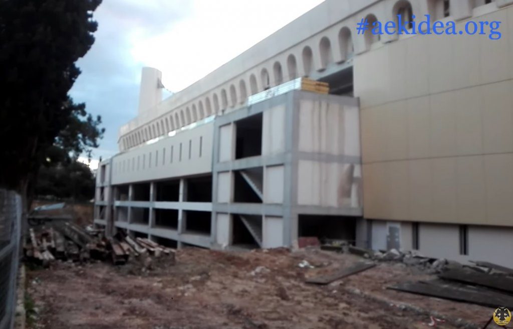 Οι σημερινές εργασίες στην Αγιά Σοφιά-ΟΠΑΠ Arena (vid)