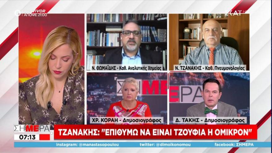 Τζανάκης: Πάνω από 100.000 τα ενεργά κρούσματα – Τι είπε για τα σχολεία