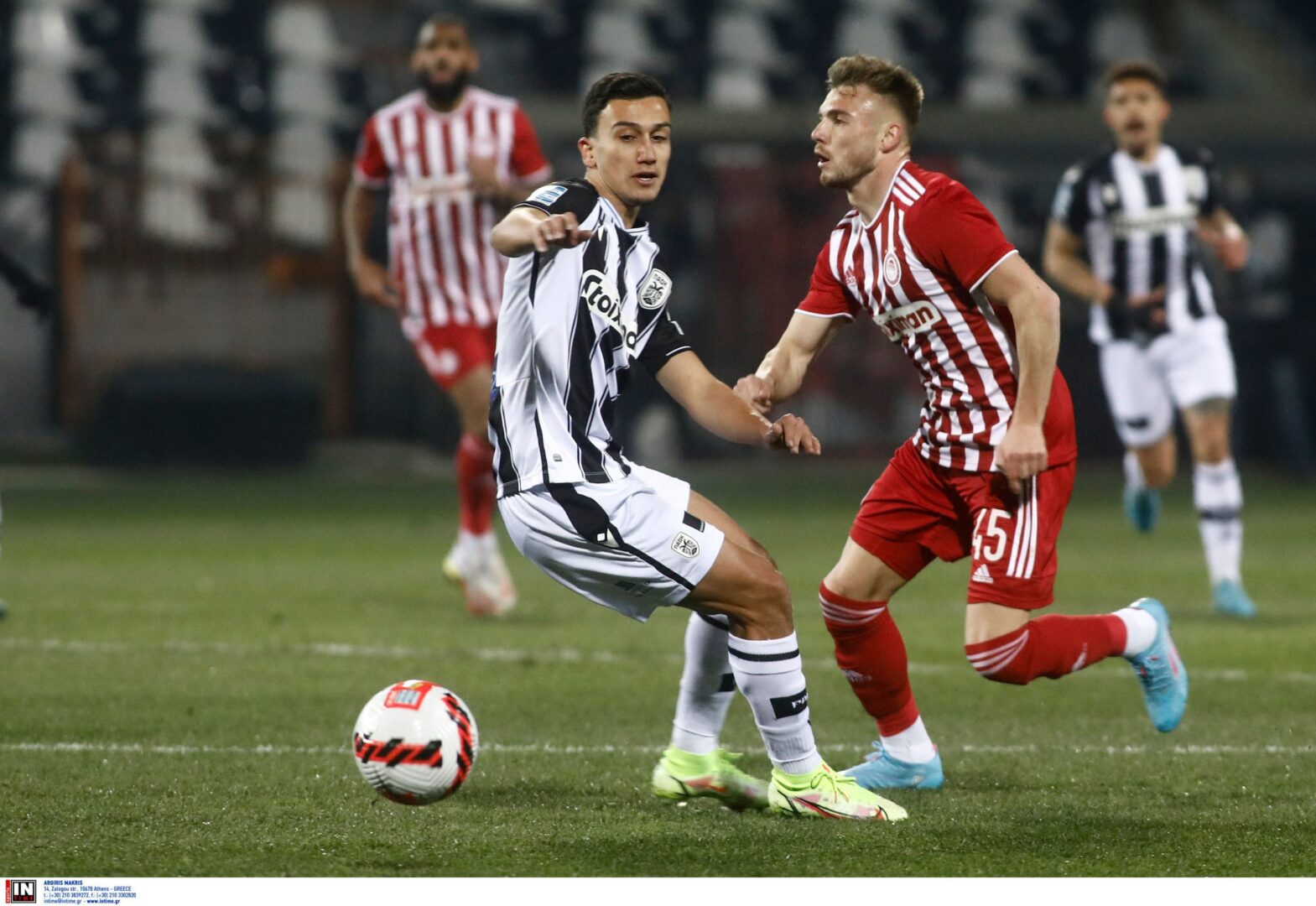 Super League: Ισόπαλοι (1-1) αναδείχθηκαν ΠΑΟΚ και Ολυμπιακός