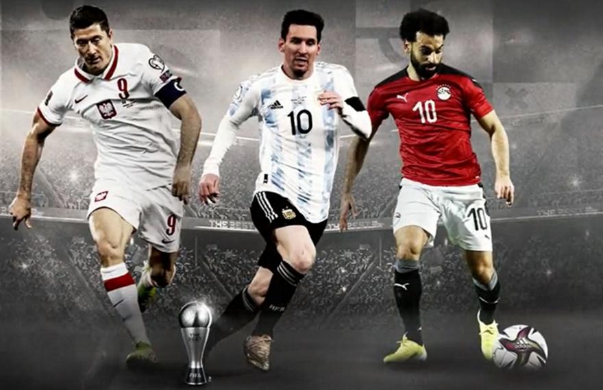FIFA Awards: Λεβαντόφσκι, Μέσι και Σαλάχ οι φιναλίστ για τον καλύτερο παίκτη!