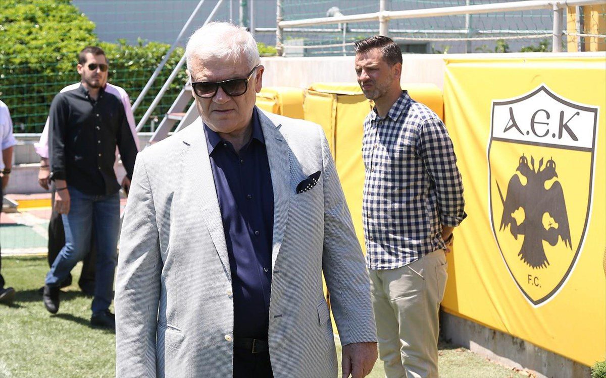 AEK: Αποθέωση Μελισσανίδη στο «Σεραφείδειο»