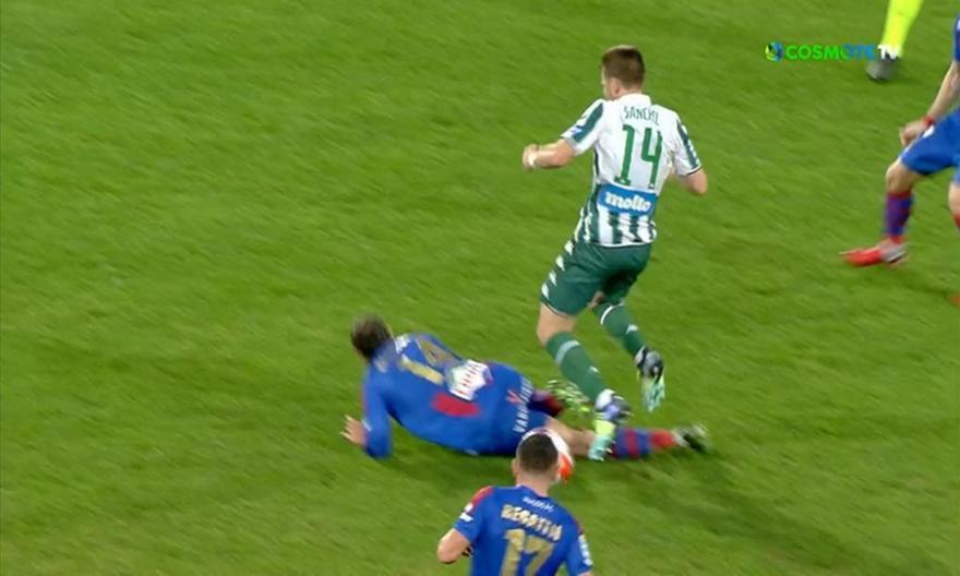 Παναθηναϊκός: «Απόλυτα άδικη η αποβολή του Σάντσες»