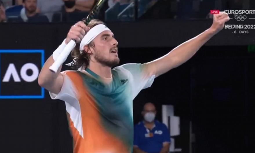 Τσιτσιπάς-Μεντβέντεφ: Ισοφάρισε σε 1-1 σετ ο Στέφανος – Μεγάλη μάχη στον ημιτελικό!(vid)