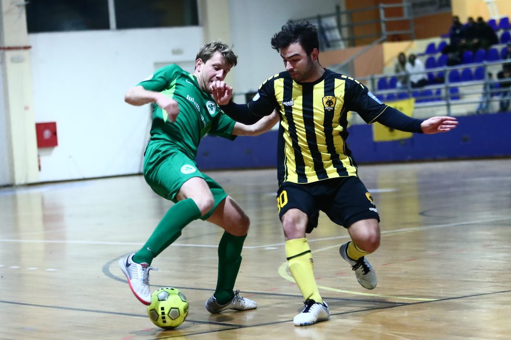 Ποδόσφαιρο Σάλας: Παρέμεινε στην 1η θέση η ΑΕΚ – Πλησίασε ο Παναθηναϊκός (pic)