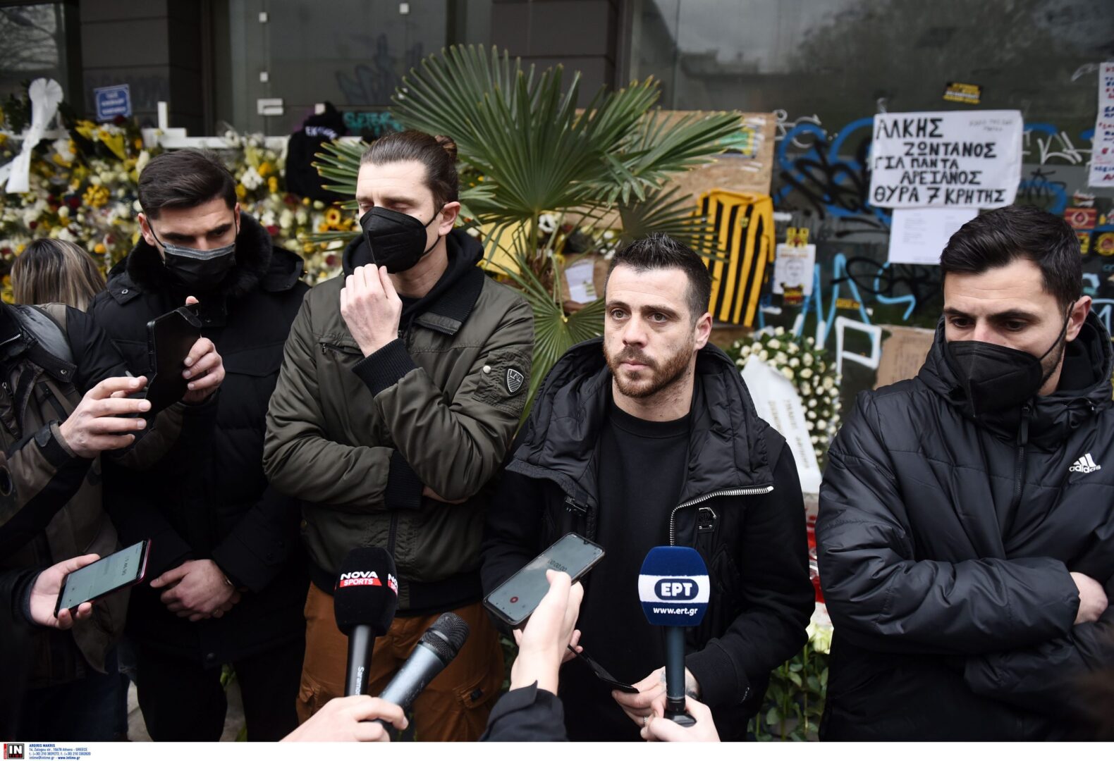 Ο Βιεϊρίνια στο σημείο δολοφονίας του Άλκη: «Να είναι η τελευταία φορά»