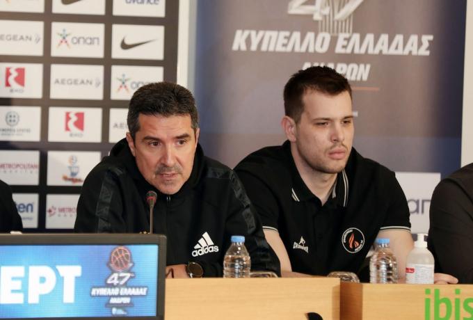 Πρίφτης: «Στόχος το κύπελλο, να δώσουμε το καλύτερο βάσει των δυνατοτήτων μας»