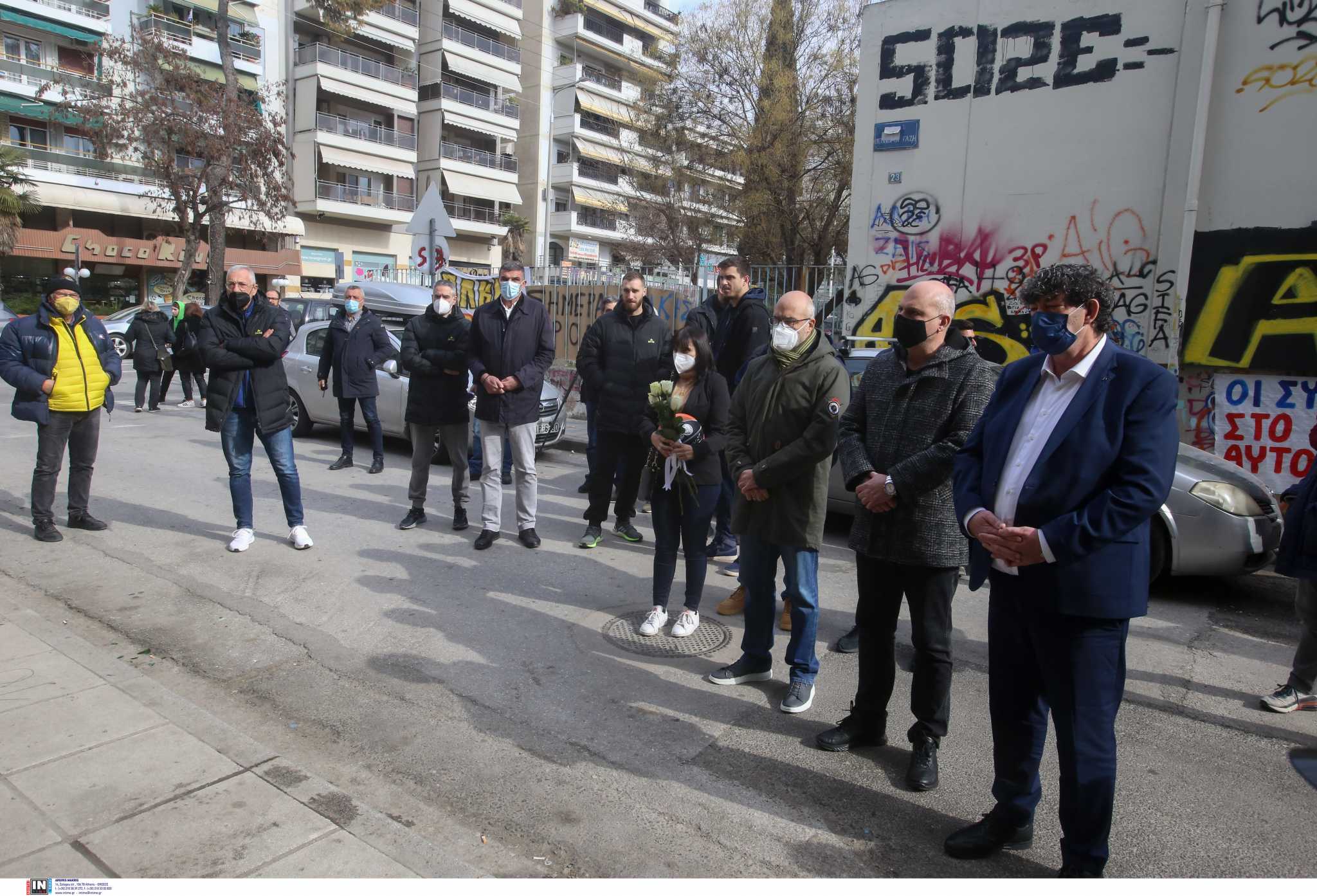 Στο σημείο της δολοφονίας του Άλκη ΑΕΚ, ΠΑΟΚ, Ολυμπιακός και Ιωνικός