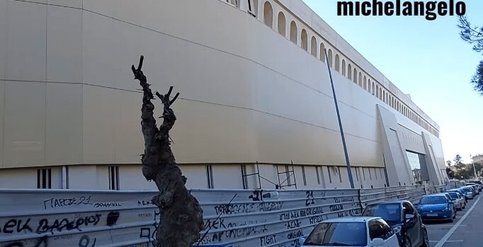 «Αγιά Σοφιά-Opap Arena»: Σημερινά πλάνα από τα έργα στη Νέα Φιλαδέλφεια (vid)