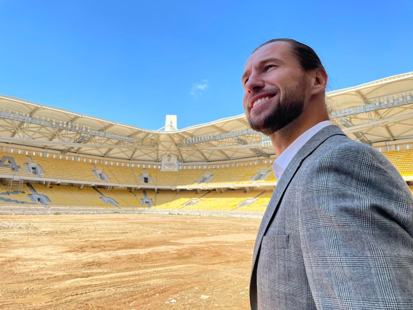 ΑΕΚ: Χαρούμενο ποδαρικό στην «OPAP Arena» από τον Πολωνό! (pic)
