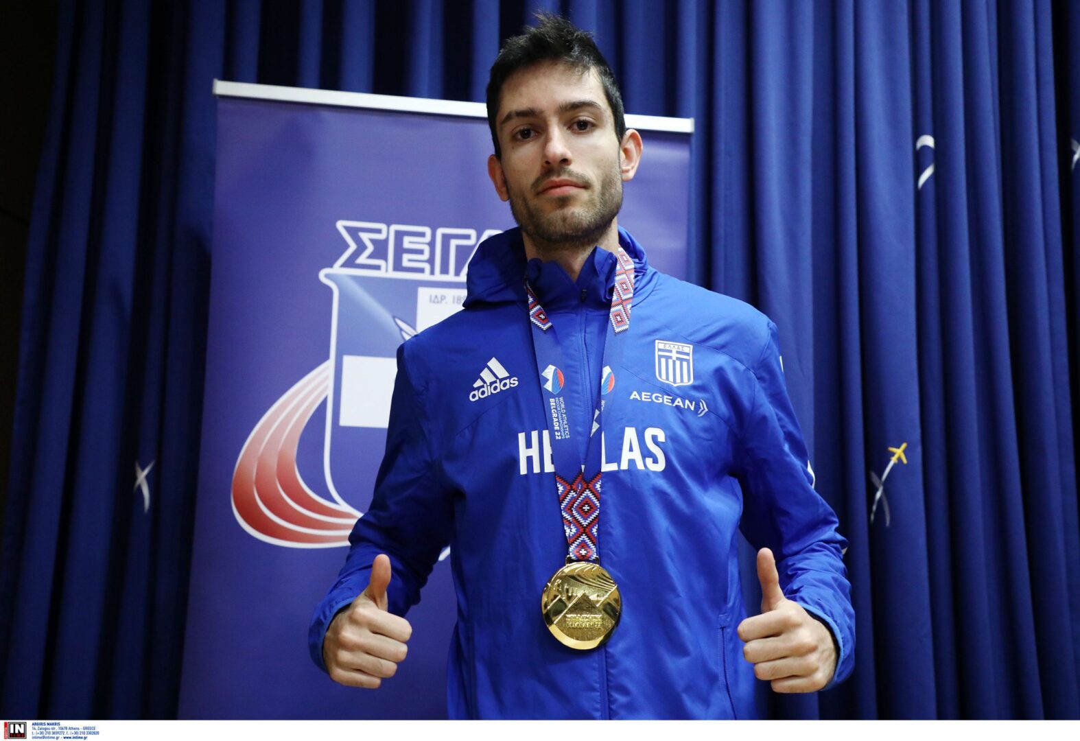 Τεντόγλου: «Μετά το πρώτο άκυρο άλμα νευρίασα γιατί ήθελα να τελειώσω τον αγώνα με τη μία»