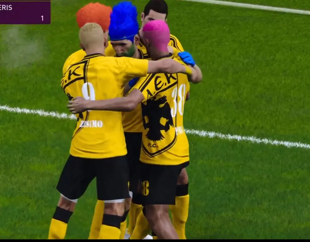 PES Esports: 13 γκολ σε μία βραδιά για την πρωτοπόρο ΑΕΚ! (vid)