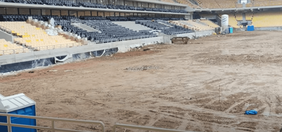 «Αγιά Σοφιά – OPAP Arena»: Η διαμόρφωση του αγωνιστικού χώρου (vid)
