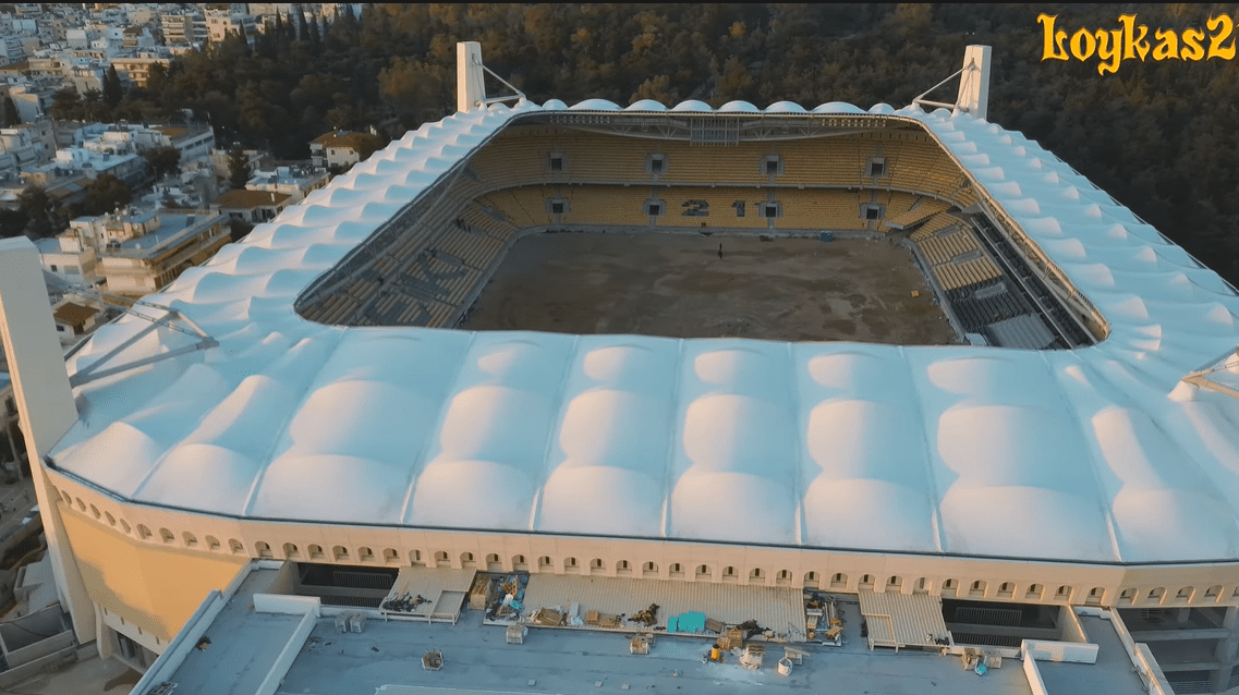 «Αγιά Σοφιά – OPAP Arena»: Μαγεύει από ψηλά το νέο γήπεδο (vid)