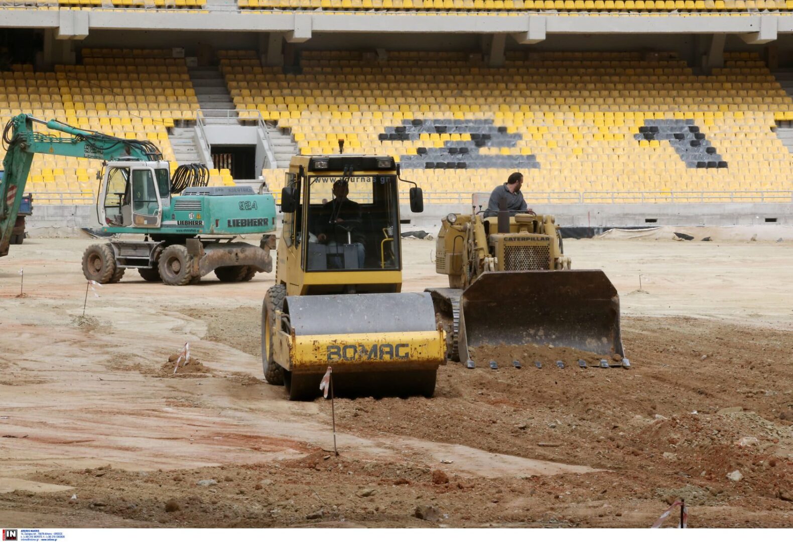 «OPAP Arena»: Συνεχίζονται οι εργασίες για τον χλοοτάπητα! (pics)
