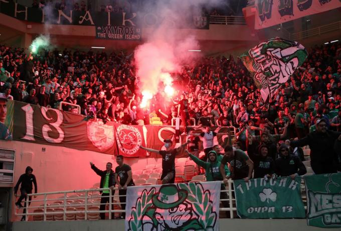 Πρόστιμο στον Παναθηναϊκό για το ντέρμπι με τον Ολυμπιακό