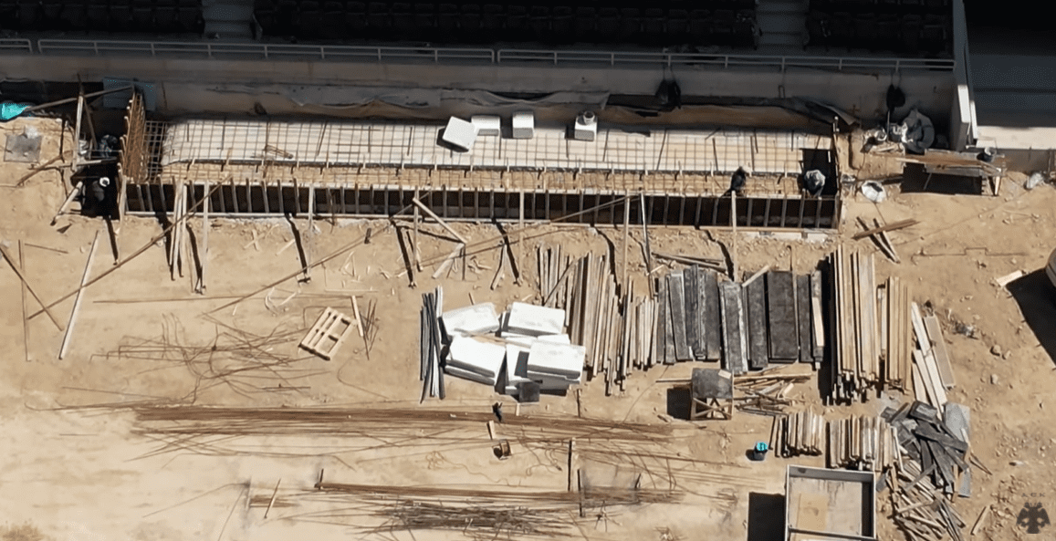 «Opap Arena – Αγιά Σοφιά»: Ξεκίνησε η εγκατάσταση των πάγκων! (vid)