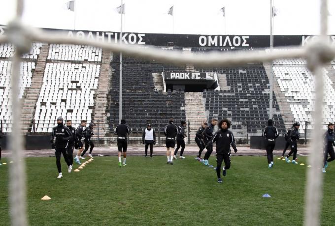 ΠΑΟΚ: Ολοκληρώνεται η προετοιμασία ενόψει ΑΕΚ
