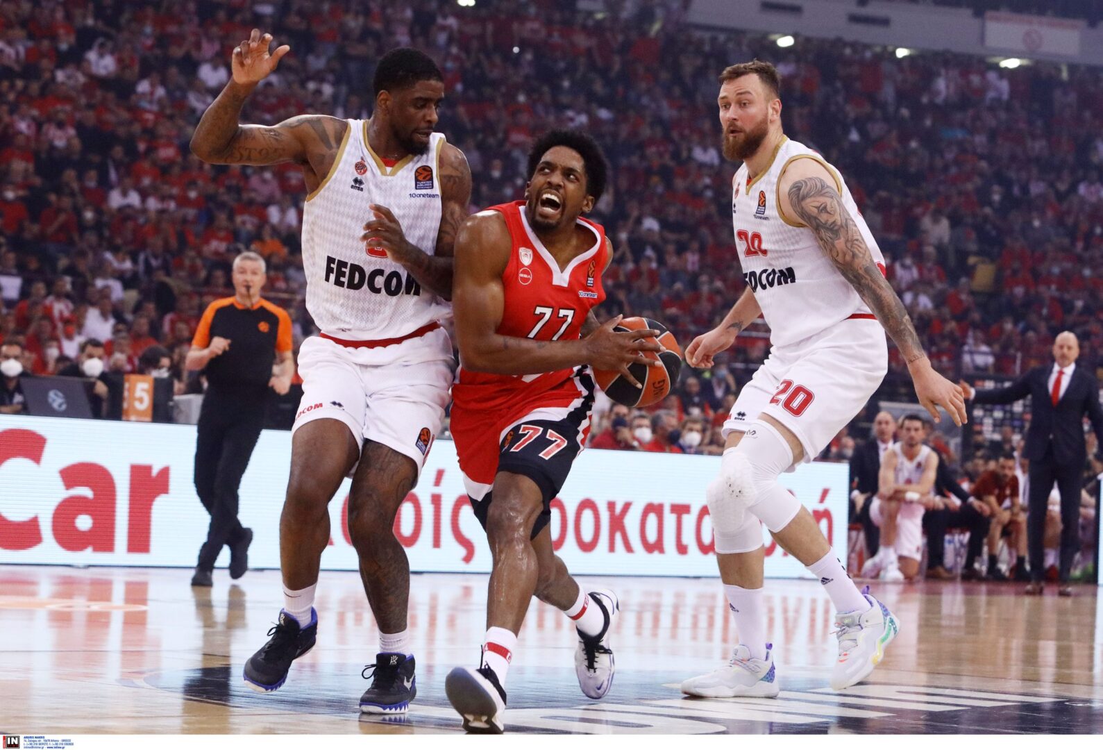 Euroleague: Νίκησε (94-88) την Μονακό και τσέκαρε τα εισιτήρια για το Final 4