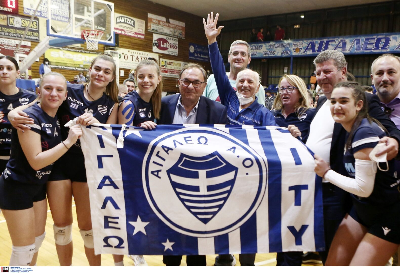Το Αιγάλεω πανηγύρισε την άνοδο στην Volleyleague γυναικών πρώτη φορά στην ιστορία του!