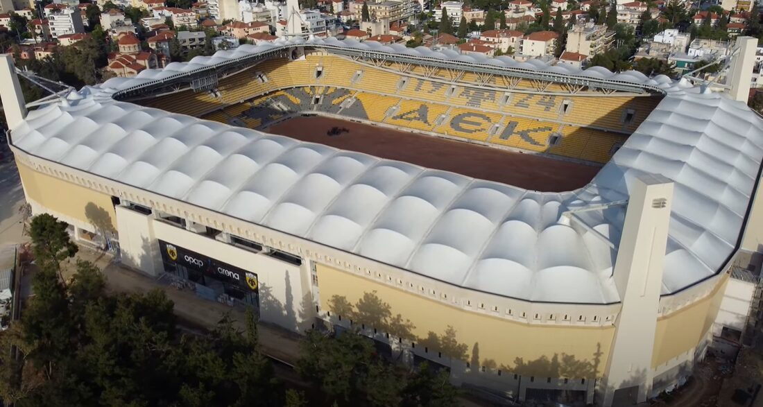 «Opap Arena – Αγιά Σοφιά»: Μαγεύει από ψηλά ο «ναός» (vid)