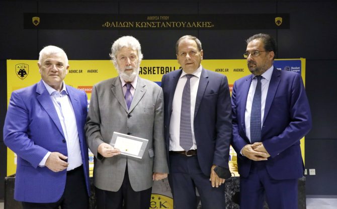 ΚΑΕ ΑΕΚ: «Η ισχύς εν τη… Ενώσει» για την τιμή στον Φαίδωνα Κωνσταντουδάκη» (ΦΩΤΟ)
