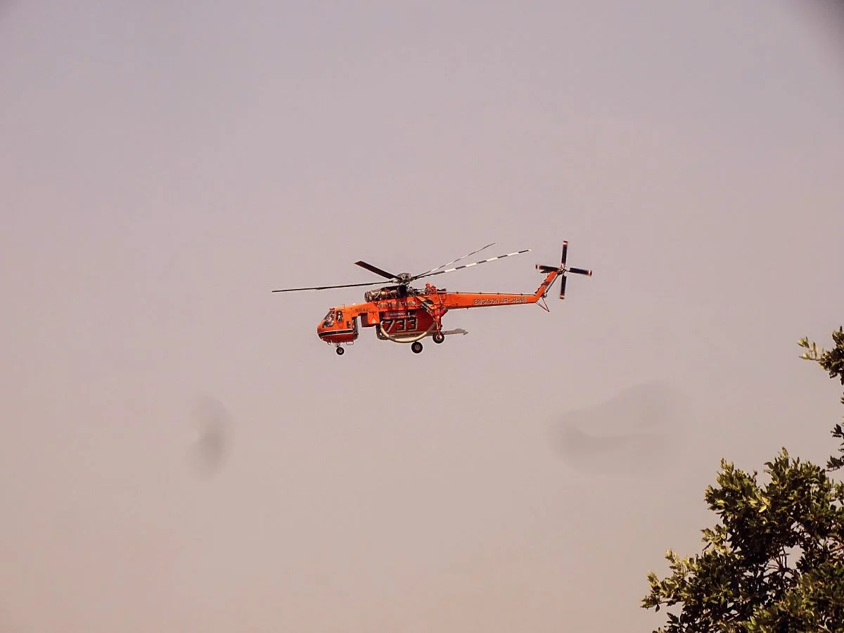 Φωτιά ξέσπασε στη Ρόδο – Καίει δασική έκταση