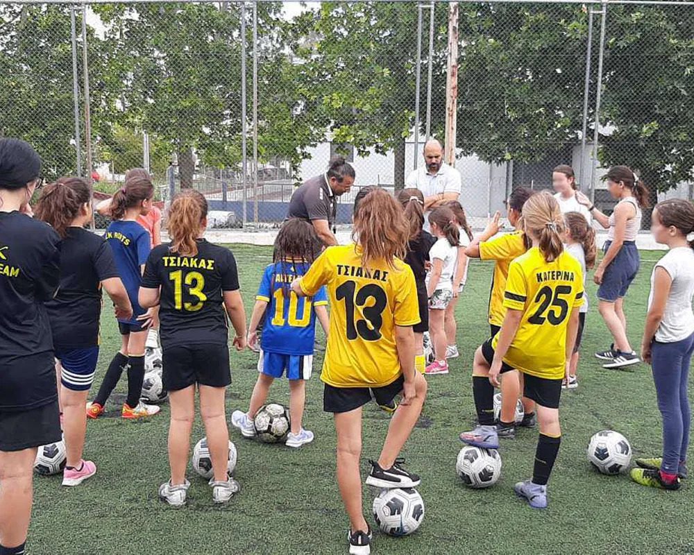ΑΕΚ: Συνεχίζονται τα μαθήματα διδασκαλίας ποδοσφαίρου σε νεαρές αθλήτριες!