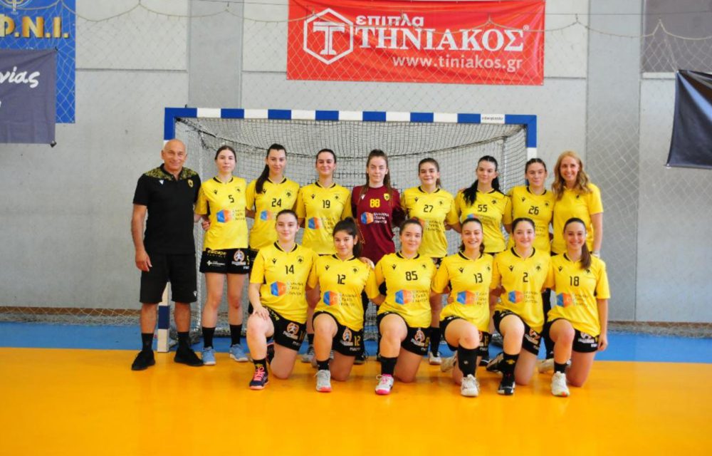 Χάντμπολ ΑΕΚ Κορασίδες: 5η θέση στην Ελλάδα για τις Κορασίδες