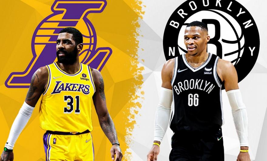 Βόμβα μεγατόνων στο NBA: Λέικερς και Νετς συζητούν για trade Ίρβινγκ-Γουέστμπρουκ