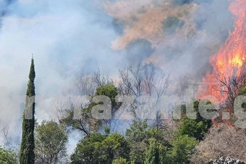 Οριοθετήθηκε η φωτιά στην Ορεινή Σερρών