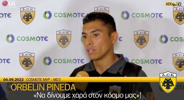 Πινέδα: «Να δίνουμε χαρά στον κόσμο μας – Είμαι χαρούμενος και συγκινημένος» (vid)
