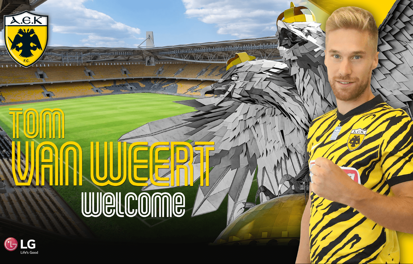 Ανακοίνωσε Φαν Βέερτ η ΑΕΚ! (ΦΩΤΟ)