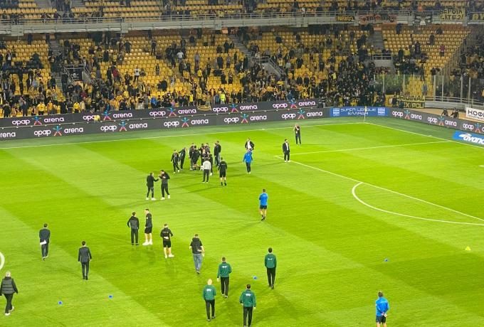 ΑΕΚ-ΠΑΟΚ: Ένταση με Λουτσέσκου στην OPAP Arena (vid)