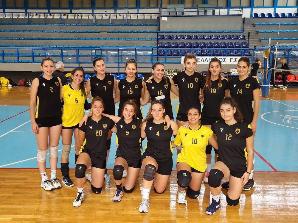 ΑΕΚ: Αποτελέσματα Ακαδημίας Βόλεί Κοριτσιών 15-16/10