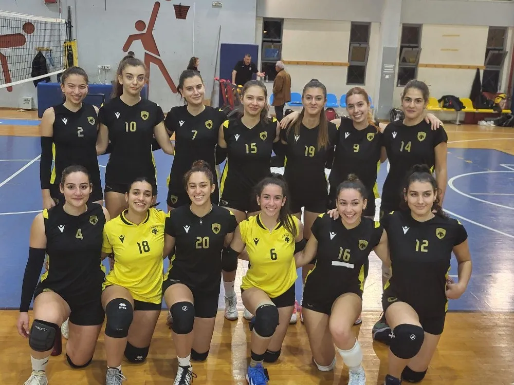 ΑΕΚ: Αποτελέσματα Ακαδημίας Βόλεϊ Κοριτσιών 17-18/12