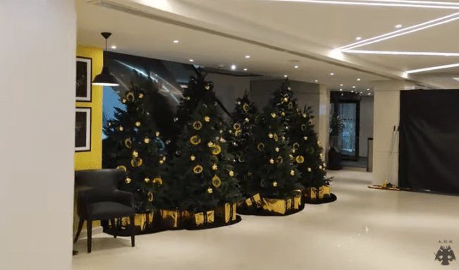 «OPAP Arena»: Στολίστηκε το «σπίτι» της ΑΕΚ! (vid)