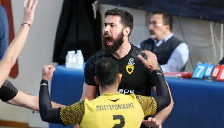 Εύκολο πέρασμα της ΑΕΚ και από την Θεσσαλονίκη – Νίκησε άνετα (0-3 σετ) τον Περσέα