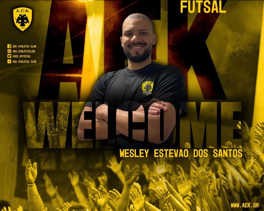 Έναρξη συνεργασίας με τον Wesley Estevao Dos Santos