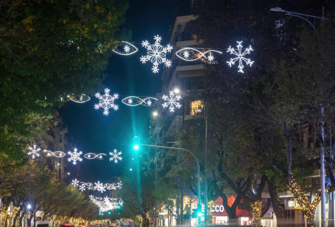 Στο κέντρο της Θεσσαλονίκης είναι ακόμα Χριστούγεννα!