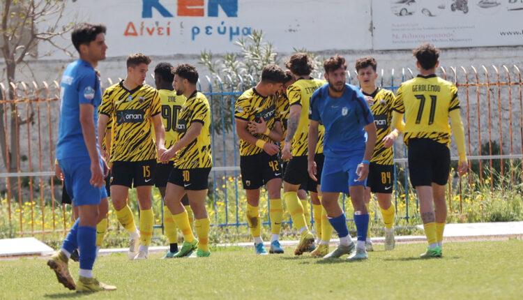Νίκησε έπειτα από 3,5 μήνες η ΑΕΚ Β’, 4-0 στην Κρήτη τον Ηρόδοτο