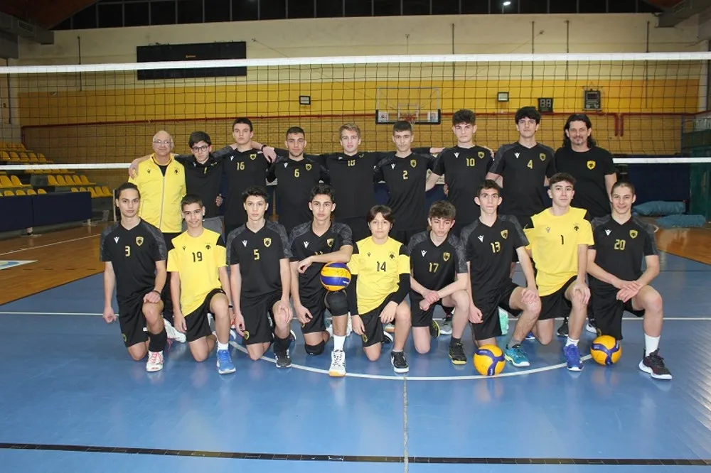 Βόλεϊ: Χάλκινο μετάλλιο για την ομάδα Κ18 της ΑΕΚ