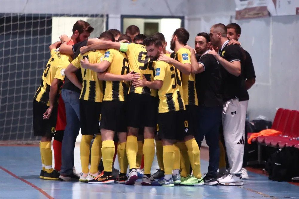 Futsal: Μεγάλο «διπλό» για την ΑΕΚ και 2-0!
