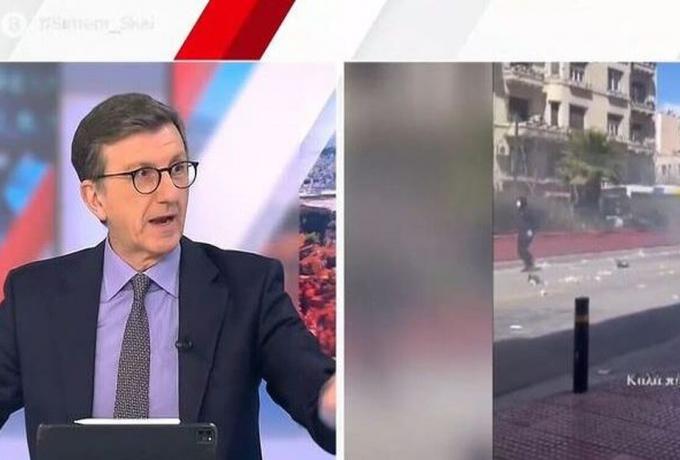 «Ενόχλησε ο αστυνομικός τους κουκουλοφόρους;» – Χαμός στον ΣΚΑΪ για τους πυροβολισμούς στην ΑΣΟΕΕ (vid)