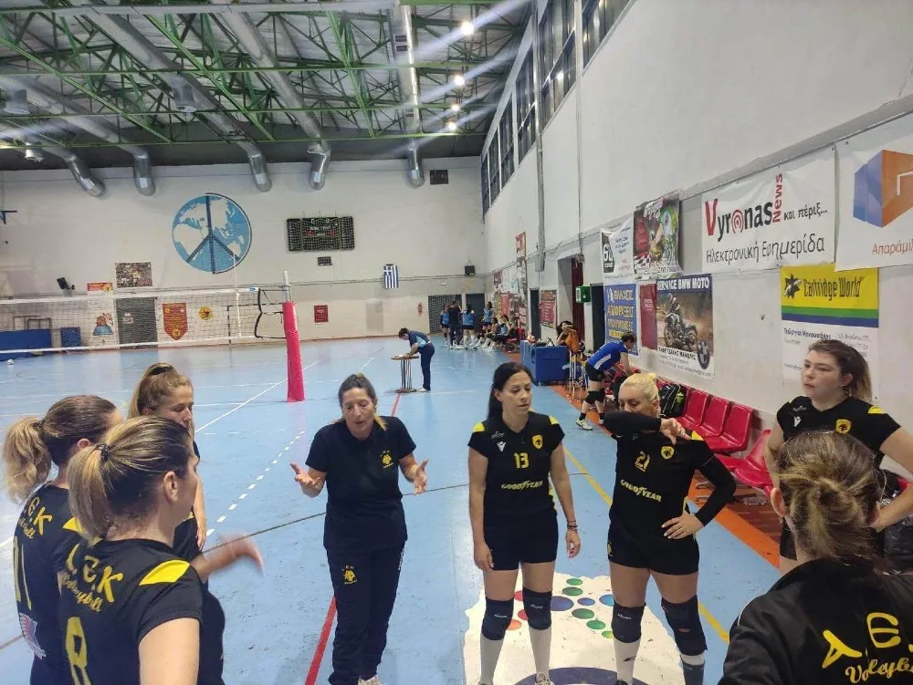 ΑΕΚ – Vintage Volley: Δύσκολη νίκη μέσα στο Βύρωνα