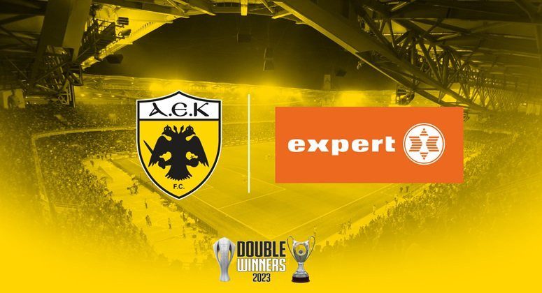 ΑΕΚ: Επέκταση χορηγικής συνεργασίας με την Expert!