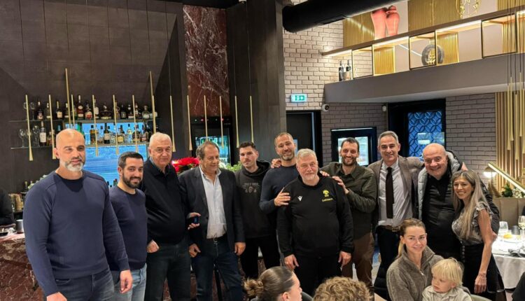 Η ΑΕΚ Betsson παρέθεσε γεύμα σε παίκτες, προπονητές, μέλη της ομάδας και τις οικογένειές τους!