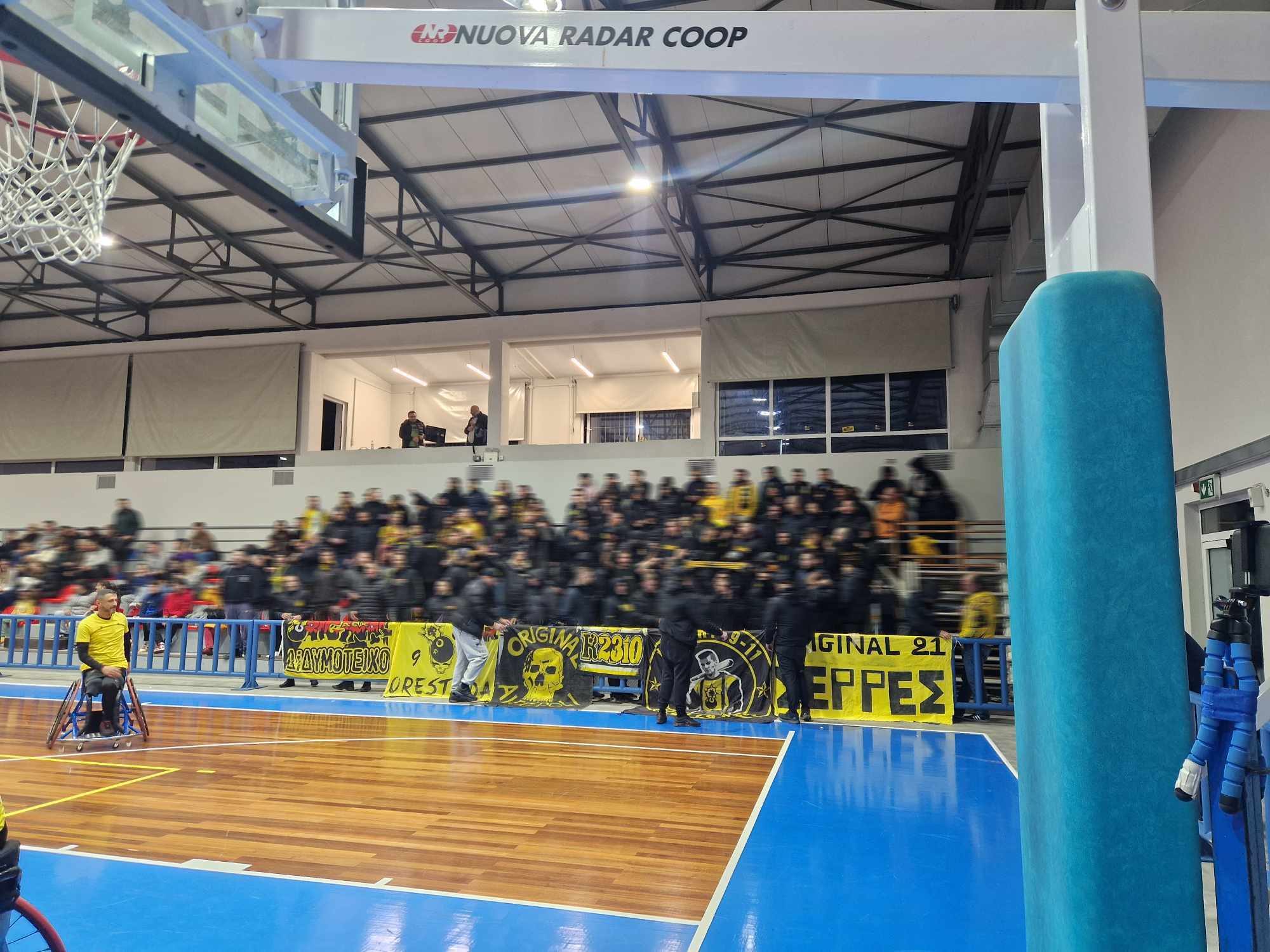 Μπάσκετ με αμαξίδιο: Δίπλα στην ομάδα στην Κομοτηνή ο λαός της ΑΕΚ (vid)