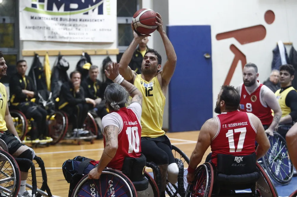 Μπάσκετ με Αμαξίδιο: Πρώτη νίκη για την ΑΕΚ στην Θεσσαλονίκη