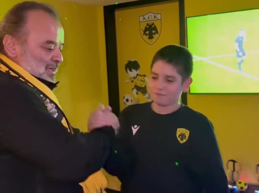 Επίσκεψη του Μάριου Ηλιόπουλου στο Sensory Room της OPAP ARENA (vid)