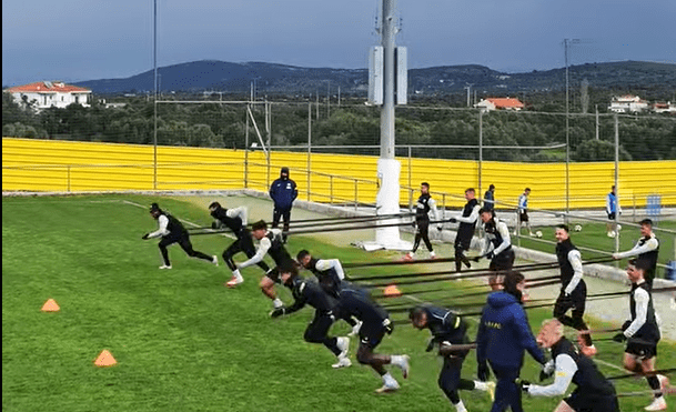 Πλάνα από την σημερινή προπόνηση της ΑΕΚ (vid)